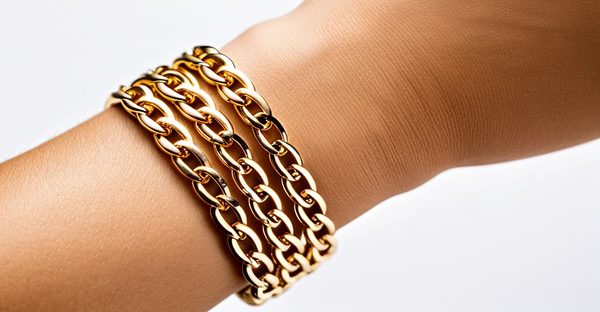 Le charme élégant du bracelet chainette en or